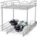 Rebrilliant Campa Shelving Rack Plastic/Steel in Gray/White | 16 H x 17 W x 18 D in | Wayfair 378344C146C7407AB7C4713767F6C9E9