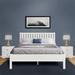 Graham Wooden Platform Bed with Slatted Headboard