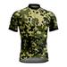 kingque Summer Men s Camouflage Style Cycling Jersey Short Sleeve Mountain Bike Road Breathable Reflective Bicycle Shirt Bike Team Clothes Quick Dry 2XS - 6XL