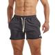 AIMPACT Herren Freizeithose Sporthose Running Shorts Bermuda Casual Kurz Hose mit Tasche (Dunkelgrau S)