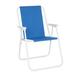 Tcbosik Outdoor Chairs for Camping Sports and Beach. Chairs Made with Lightweight Aluminum Frames Foldable Design for Easy Storage Blue