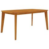 vidaXL Patio Table Patio Furniture Rectangular Garden Table Solid Wood Acacia