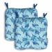 Classic Accessories Vera Bradley by Water-Resistant Patio Chair Cushions 2 Pack 19 Inch Just Turtles