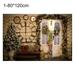 Christmas No-wrinkle Fabric Backdrop Washable Photo Studio Background Screen Party Decor