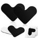 4 Pcs Rug Grippers Heart Shape Rug Pads Rug Tapes Carpet Stickers for Hardwood Floors Tiles Area Rugs