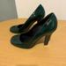 Gucci Shoes | Gucci Forest Green Patent Leather Pumps 37.5 | Color: Green | Size: 37.5