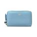 Gucci Bags | Gucci Calfskin Zip Around Card Holder Wallet | Color: Blue | Size: Os