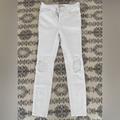 Free People Jeans | Nwot Free People Distressed Jeans Size 27 | Color: White | Size: 27