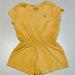 Polo By Ralph Lauren Dresses | Cute And Easy Polo Ralph Lauren Jersey Romper - Girls Size 8/10 | Color: Yellow | Size: 10g
