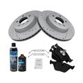 2004-2010 BMW X3 Front Brake Pad and Rotor Kit - TRQ BKA21480