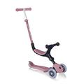 Globber Go Up Foldable Plus ECOlogic 3 Wheel Folding Scooter and Ride On - 15 Months to 7 Years, Kids Toddler Scooter for Boys and Girls with removable seat - 2 Year Warranty (Berries)