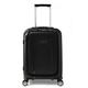 Ted Baker Flying Colours Small Trolley Spinner Suitcase with Front Pocket and USB Smart Feature, Black
