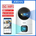 JOOAN 5G WiFi caméra double objectif 6MP PTZ IP caméra 10X Zoom maison couleur nuit suivi