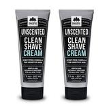 Pacific Shaving Company Clean Shaving Cream - Shea Butter + Vitamin E Shave Cream for Hydrated Sensitive Skin - Clean Formula for a Smooth Anti-Redness + Irritation-Free Shave Cream (7 Oz 2 Pack)