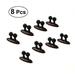 8 Pcs Car Wire Cord Clip Vehicle Wire Clip Charger Mounts Cable Tie Fixer Organizer Holder Car Fixed Clamp Desk Wall Cable Wire Clips (Black)