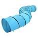 Cat Tunnel Collapsible Cat Tunnel Tube Kitten Fun Toy Pet Tunnels Hideouts Folded Small Animals Foldable Activity Center Scratching Resistant Rabbit Puppy Bunnies Supplies 60cmx60cmx180cm