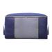 Meitianfacai 1PC Blanket Storage Bag 90L Clothes Storage Bags for Comforter Bedding - Foldable Clothing Storage Organizer with Reinforced Handle & Zippers for Closet and Underbed Storage (Navy)