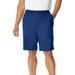 Men's Big & Tall Lightweight Wicking Shorts by KingSize in Midnight Navy (Size 6XL)