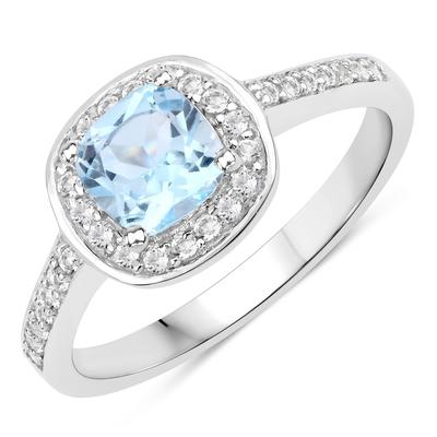 Rafaela Donata Ring Sterling Silber Blautopas in 58 Damen Image