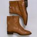 J. Crew Shoes | J. Crew Dix Tab Ankle Boot In Chestnut Size 6.5 | Color: Brown/Tan | Size: 6.5