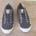 Coach Shoes | Coach Felix Slipon Sneakers In Size 9b | Color: Black/Silver | Size: 9