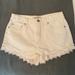 Free People Shorts | Free People White Shorts With Lace Trim | Size 29 | Color: White | Size: 29