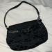 Coach Bags | Coach Beautiful Black Small Hand Bag/Clutch With Silver Hardware. | Color: Black/Silver | Size: Os