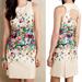 Anthropologie Dresses | Anthropologie Maeve Tea Garden Sheath Dress Size 10 | Color: Pink/Tan | Size: 10