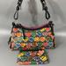 Dooney & Bourke Bags | Dooney & Bourke Colorful Hearts Coated Canvas Hobo Bag With A Small Coin Pouch | Color: Black/Gold | Size: Approx. 11'' W X 5.5'' H X 4'' D