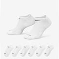 Nike Accessories | Nike Training No-Show Socks (6 Pairs) Nike Everyday Plus Cushioned Nwt | Color: Black/White | Size: Various