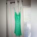 Zara Dresses | Bright Green Slip Dress With Criss-Cross Back | Color: Green | Size: S