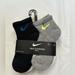 Nike Accessories | Nike Kid's 6pk Multicolor Cushioned Ankle Logo Socks | Color: Black/Gray | Size: 10c-3y