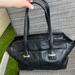 Coach Bags | Coach Leather “Taylor Alexis” Caryall Black/Sparkle F25205 | Color: Black | Size: 8” X 14”