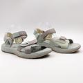 Nike Shoes | Nike Men Acg Air Deschutz Fabric Dc9093-200 Cream Ii Black Slides Sandals Sz 12 | Color: Gray/Green | Size: 12