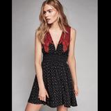 Free People Dresses | Free People Walking Through My Dreams Dress | Color: Black/Red | Size: M