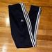 Adidas Pants & Jumpsuits | Adidas 3 Stripes Pants | Color: Black/White | Size: S