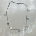 Brandy Melville Jewelry | Brandy Melville Silver Star Choker Necklace | Color: Silver | Size: Os