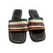 Kate Spade New York Shoes | Kate Spade Striped Slides Size 9 Made In Italy Flats Sandals Shoes Green Blue | Color: Blue/Green | Size: 9