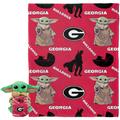 Northwest x Disney Georgia Bulldogs Yoda Hugger Pillow & Silk Touch Throw Set