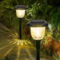 SolarEra Low Voltage Solar Powered Integrated LED Pathway Light Pack Glass/Plastic in Black | 15.75 H x 3.94 W x 3.94 D in | Wayfair