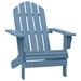 vidaXL Adirondack Chair Lounge Patio Lawn Chair for Garden Solid Wood Fir - 27.4" x 34.1" x 35.2"