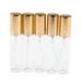 Home Decoration of Rechargeable Glass Perfume Spray Bottles Game of 5pcs-10ml - Golden