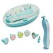 Baby Nail Clippers Safe Electric Infant Nail Trimmer Kids Toddler Nail File Kit Women Toes and Fingernails Trim and Polish Set