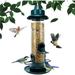 Bird Feeder Tube Bird Feeder Outdoor Hanging 4 Ports Wild Bird Feeder 15 inches Squirrel Proof Bird Feeders Bird feeders Outside Hanging Rain Proof Bird Feeder