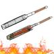 2 Pcs Kabob Grilling Baskets Set Kebab Grilling Baskets Nonstick Fish Grill Basket Rack Stainless Steel BBQ Tool Grilling Accessories for Fish Vegetable Steak Shrimp Veggies Kabob Barbecue Skewers