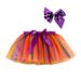 B91xZ Toddler Baby Child Children Kids Summer Tutu Dress for Girl Skirt Skirts Purple Sizes 2-4 Years