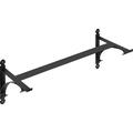 BENTISM Window Box Brackets 88lbs Planter Box Brackets 24 x 10.5 x 10 in Black Planter Mounting Bracket Iron Material Black Window Box Hanger Bracket for Flower Box Durable Window Box Holder