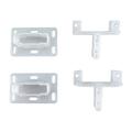 Amerock C700BSET-XCP10 White Ball Bearing Side Mount Drawer Slides Bracket - pack of 10