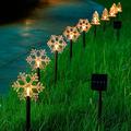 Outdoor Solar Christmas Lights 8 Lighting Modes 5PCS