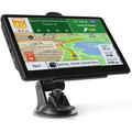 GPS Navigation for Car Truck GPS 7 Inch Touchscreen Car GPS Navigator 8GB 256M with Voice Guidance Spoken Turn Direction Reminding GPS for Car Lifetime Free Map Update